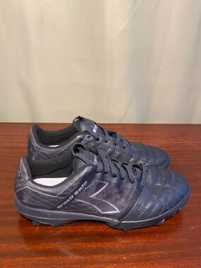 DIADORA  Brazil Sala Turf Soccer Shoe Black Mens 6.5